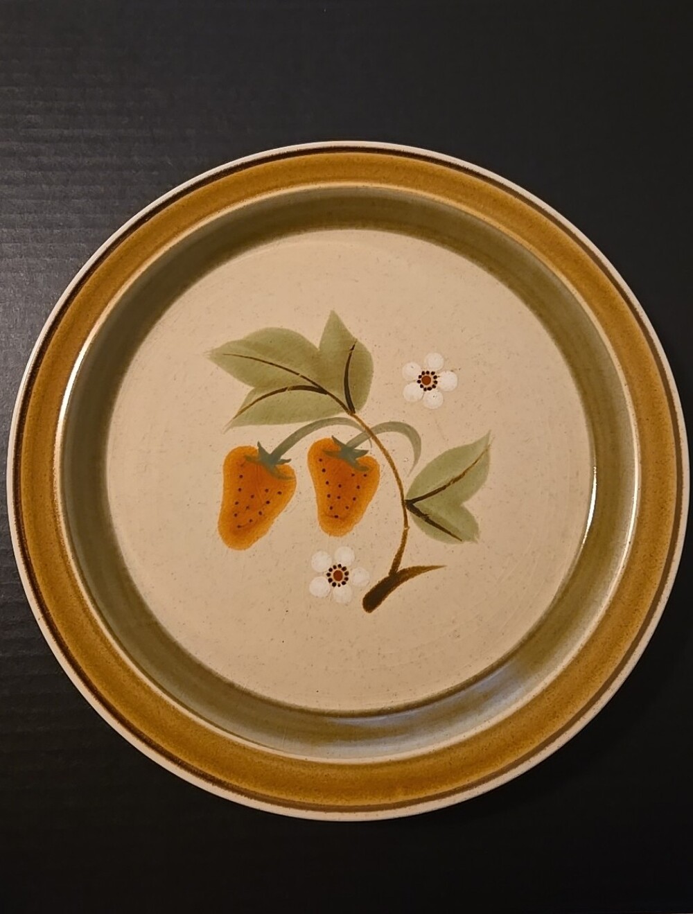 Vintage Wild Strawberry Hallkraft Mikasa Potterskraft Serving Platter Stoneware